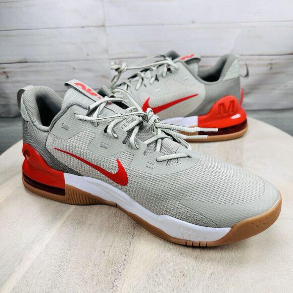 Nike Air Max Alpha Trainer 5 Mens Sneakers Size 12 Pewter White Crimson New - Picture 1 of 13